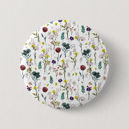 Lebendige Wildblumen Button