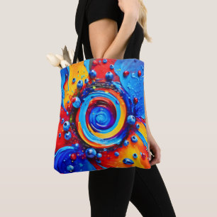 Lebendiger Beerenstrudel Tasche