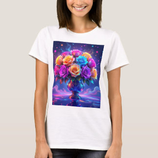 Lebendiger Blumenstrauß T-Shirt