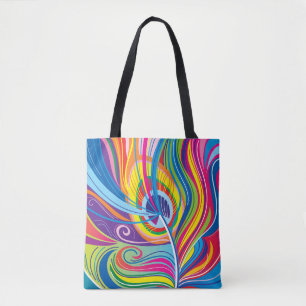 Lebendiger Federwind Tasche