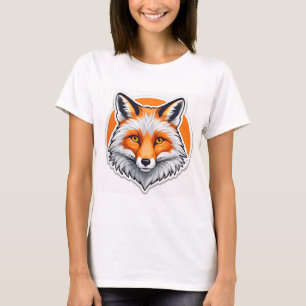 Lebendiger Fuchskopf T-Shirt