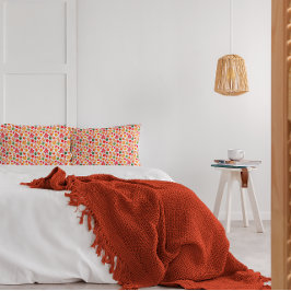 Lebendiger Herbst hinterlässt mehrfarbiges Muster Kissenbezug