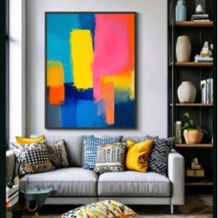 Lebendiger Horizont Leinwanddruck