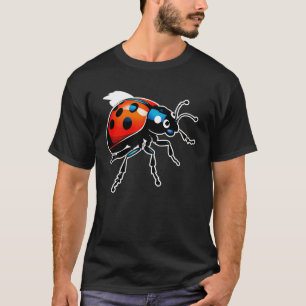 Lebendiger Marienkäfer-Ausbruch T-Shirt
