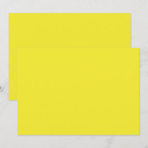 Lebendiger massiver gelber Hintergrund  Dankeskarte
