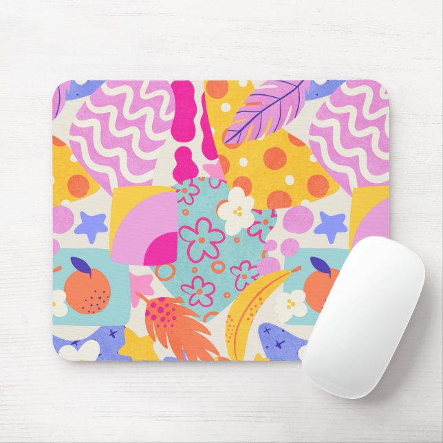 Lebendiger Maxi-Patchwork Mousepad (Mit Mouse)