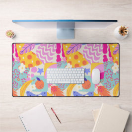 Lebendiger Maxi-Patchwork Schreibtischunterlage
