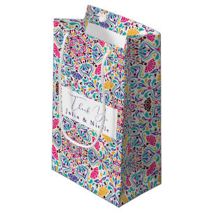 Lebendiger mexikanischer Fiesta-Stil Regenbogen-Ho Kleine Geschenktüte