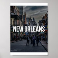 Lebendiger New Orleans Straßenkunst-Druck | Lebend