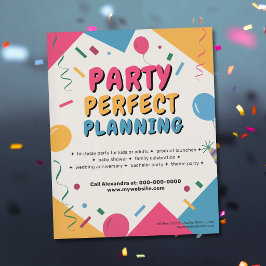 Lebendiger Partyplaner Flyer