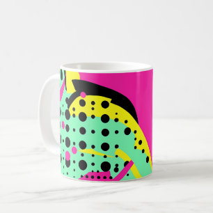 Lebendiger Pop-Art-Becher Kaffeetasse