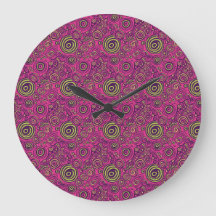 Lebendiger psychedelischer Paisley-Retro-Swirbel d