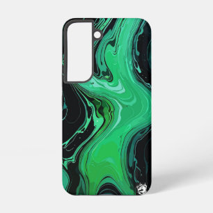 Lebendiger Smaragd-Marmor Samsung Galaxy Hülle