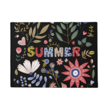 Lebendiger Sommerurlaub Floral – Farbige Blumen