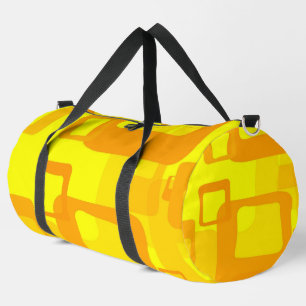 Lebendiger Sonnenschein-Fluss – Moderne abstrakte Duffle Bag