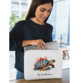 Lebendiger Voyager, individuell Laptopschutzhülle