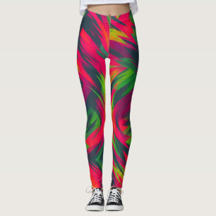 Lebendiger Whirl - Neon Energy Leggings