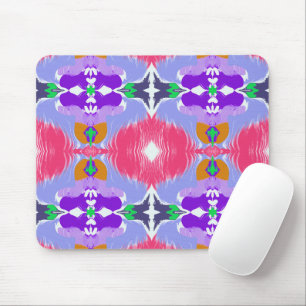 Lebendiges Aurora-Kaleidoskop Elektrische Blüte Mousepad
