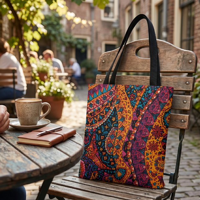 Lebendiges Bohemian-Paisley Tasche (Von Creator hochgeladen)