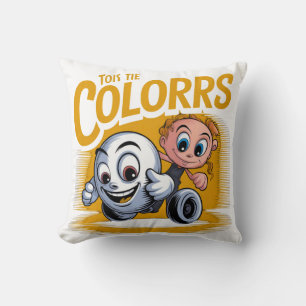 Lebendiges Cartoon-Pop-Art-Wurfkissen Moderne Deko Kissen