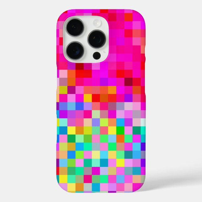 Lebendiges Farbd Design iPhone 16 Pro Hülle (Rückseite)