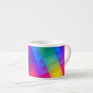 Lebendiges Farbraster Espressotasse