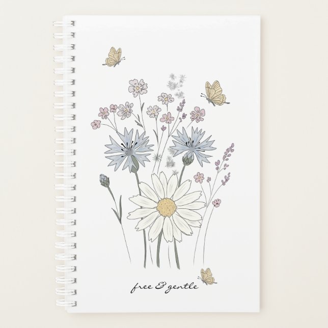 Lebendiges Feld mit Wildblumen  Planer (Vorderseite)