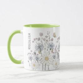 Lebendiges Feld mit Wildblumen Tasse