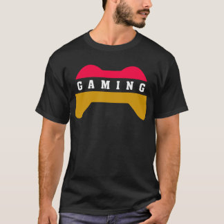 Lebendiges Gaming-Controller-Logo-T-Shirt T-Shirt