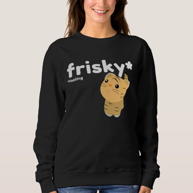 Lebendiges Gefühl Süßer Tiger Sweatshirt (Vorderseite)