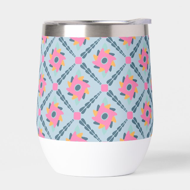 Lebendiges geometrisches Fliesendesign (Links)