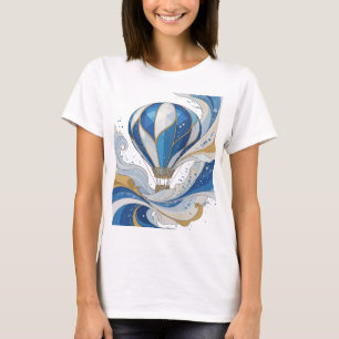Lebendiges Gold ABSTRACT ART Design T-Shirt