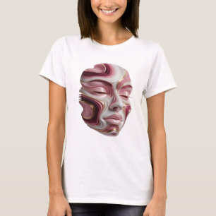 Lebendiges Gold ABSTRACT ART Kunstprint T-Shirt