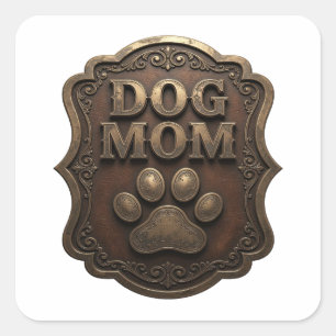 Lebendiges Gold DOG MOM Geschenk Aufkleber