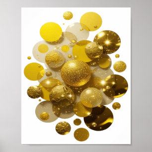 Lebendiges Gold GOLDENE FUNKEN Poster
