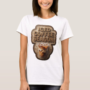 Lebendiges Gold-GRAFIKDESIGN FÜR DIE ICED COFFEE S T-Shirt