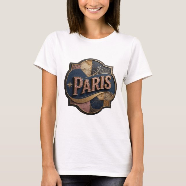 Lebendiges Gold PARIS T-Shirt (Vorderseite)