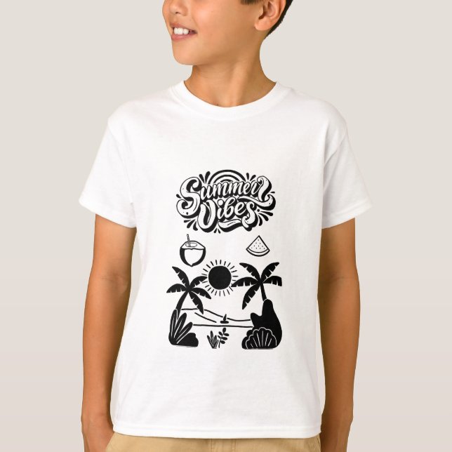  Lebendiges Hallo Sommer   T-Shirt (Vorderseite)