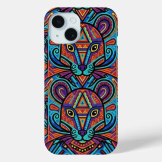 Lebendiges Huichol-Tiergeist-Handyhülle Case-Mate iPhone Hülle