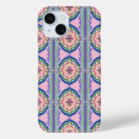 Lebendiges Kaleidoskop Blühen: Rosa & Smaragd Mand