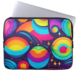 Lebendiges Kosmisches Kaleidoskop Laptopschutzhülle