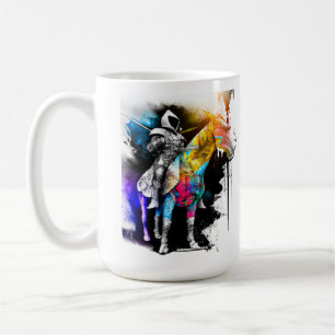 Lebendiges Ritter-T-Shirt-Wurfkissen Glasuntersetz Kaffeetasse