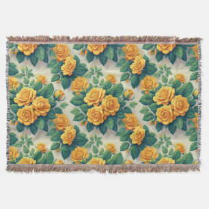 Lebendiges Rosenbouquet-Muster für florale Dekorat Decke
