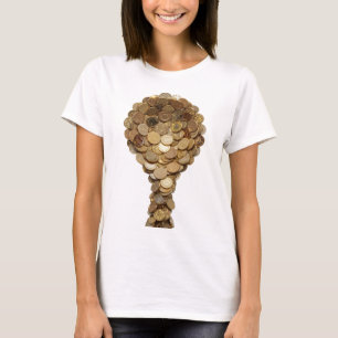 Lebendiges Silber ABSTRACT ART Fashion Print v2 T-Shirt