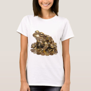 Lebendiges Silber ABSTRACT ART Grafikdesign T-Shirt