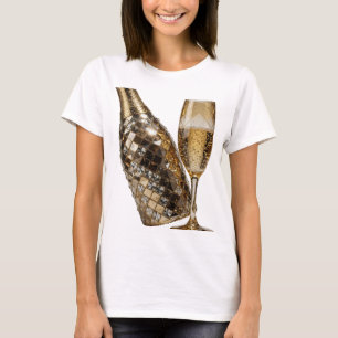 Lebendiges Silber ABSTRACT ART Künstlerisches Moti T-Shirt