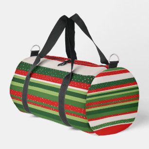 Lebendiges Streifenmuster Hintergrund Duffle Bag