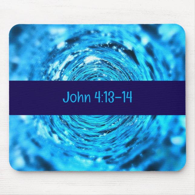 Lebendiges Wasser Mousepad (Vorne)