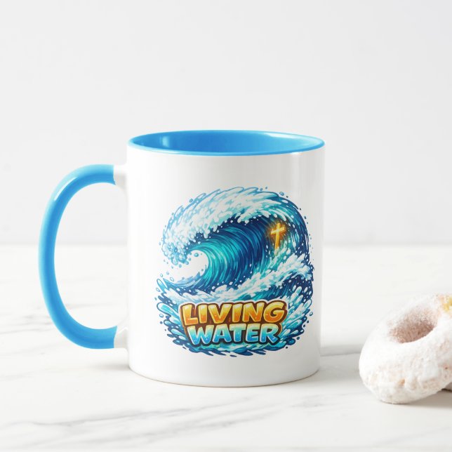 Lebendiges Wasser Tasse (Mit Donut)