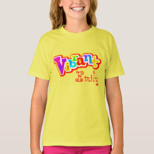 Lebendiges weißes Kinder-T-Shirt mit Namen T-Shirt